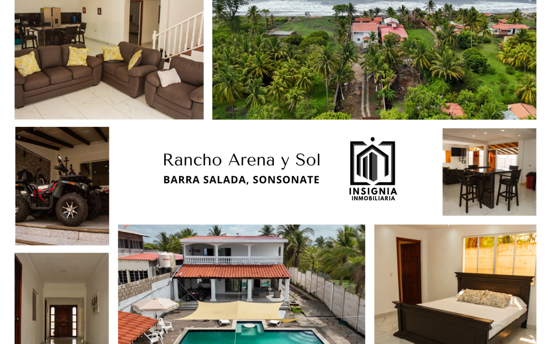 Rancho en Alquiler Primera Fila Barra Salada, Sonsonate