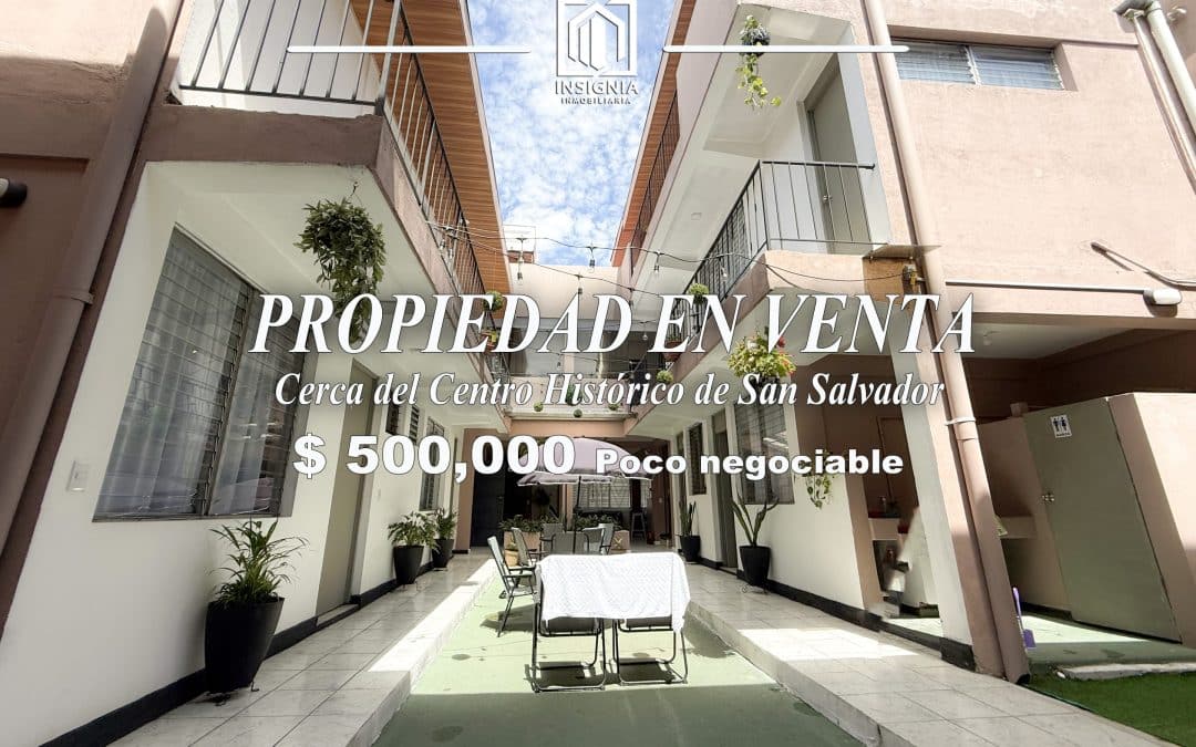 Casa en el Centro Historico de San Salvador