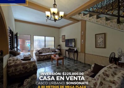 Casa a 80m de Megaplaza, Sonsonate, El Salvador