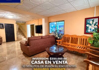 Casa Nueva Amueblada en Nahulingo, Sonsonate